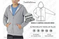 Molde Patron Imprimible Campera Canguro Niños Talles 6 Al 14 - Miniatura 2