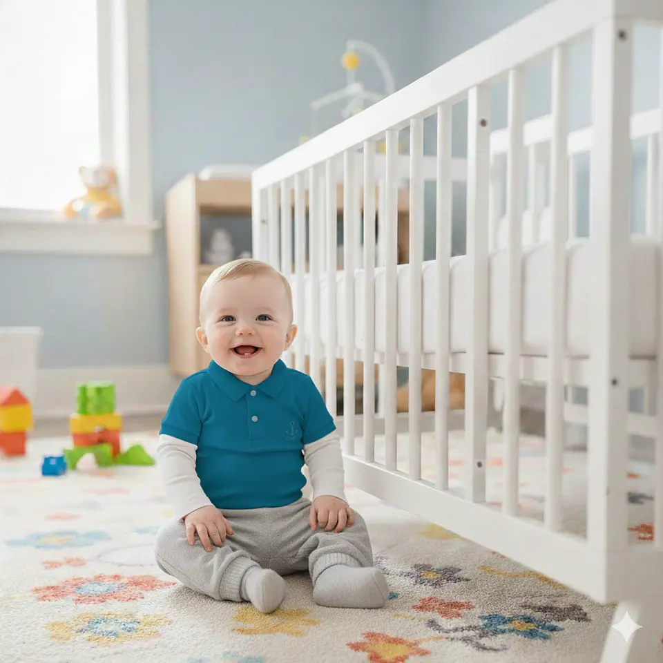 Molde Digital Polera Bebe Cuello Camisero, pack Talles 1 Al 5 3