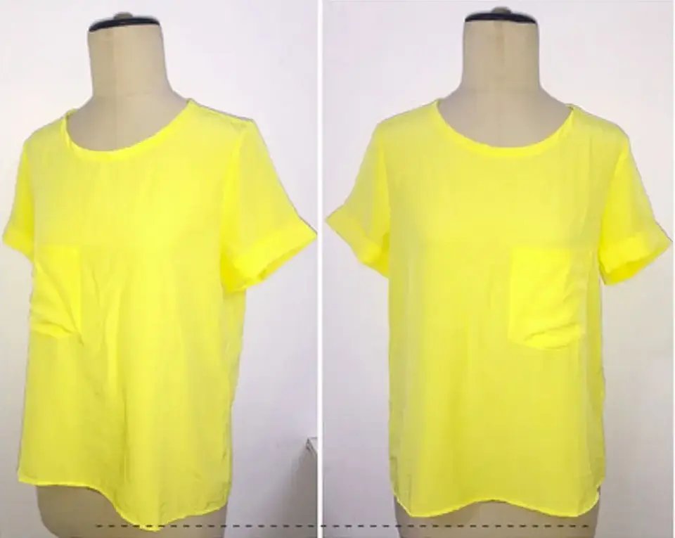 Molde Digital Polera Manga Arremangada, pack Talles S A Xxl 2