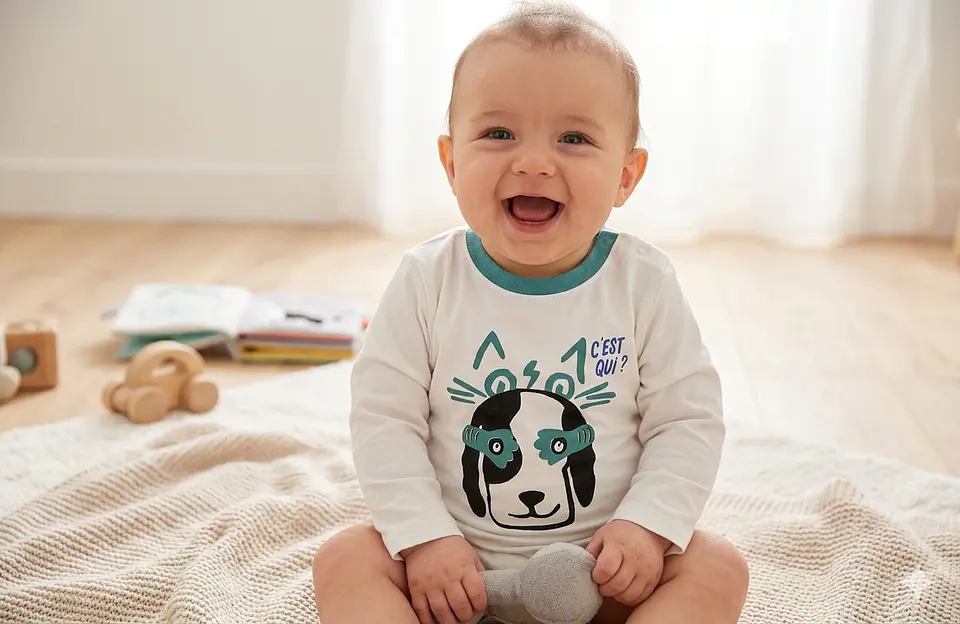 Molde Digital- Polera Manga Larga Bebe Pack De Talles 1 Al 5 1