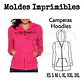 Moldes Patrones Imprimibles Chaqueta Canguro Xs Al xxl - Miniatura 2