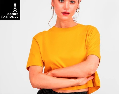 Molde De Costura, Patron Polera Pupera Dama, Imprimible