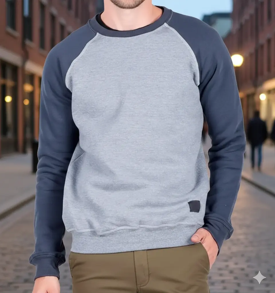 Molde Digital Polerón Manga Raglan, Patron Pack Talles S A Xxl 1