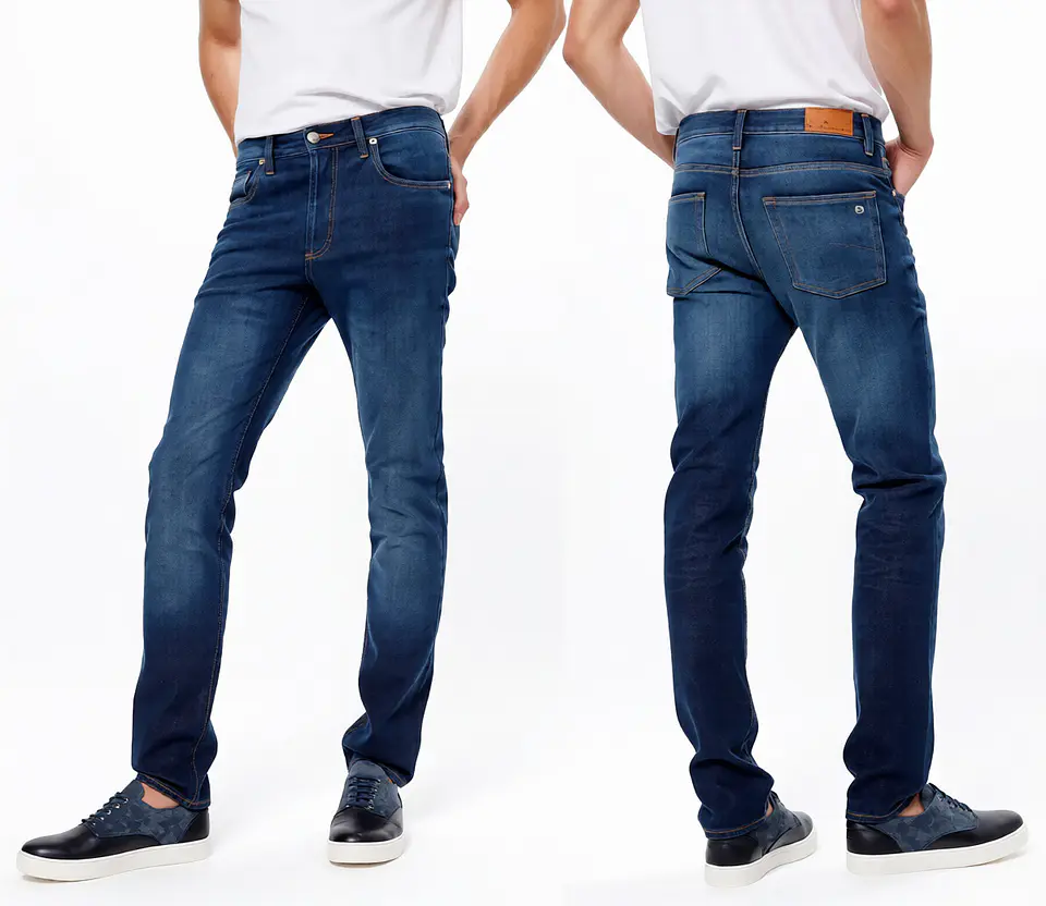 Molde Digital Jean Recto clasico Hombre, Talles 3xl Al 7xl 2