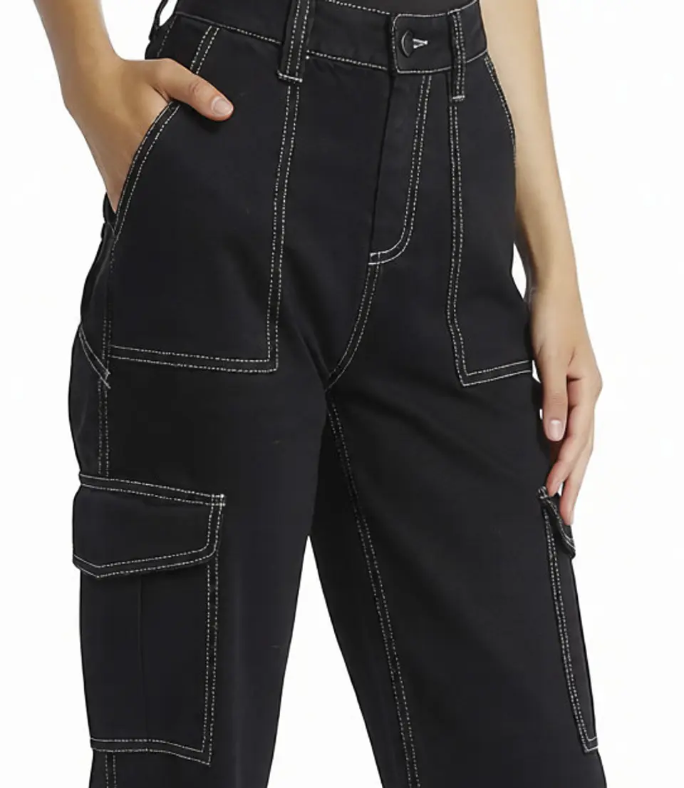 Molde Digital Pantalon Cargo Mujer, Pack Talles S Al Xxl 1