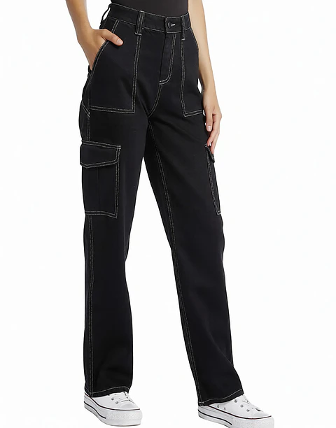 Molde Digital Pantalon Cargo Mujer, Pack Talles S Al Xxl