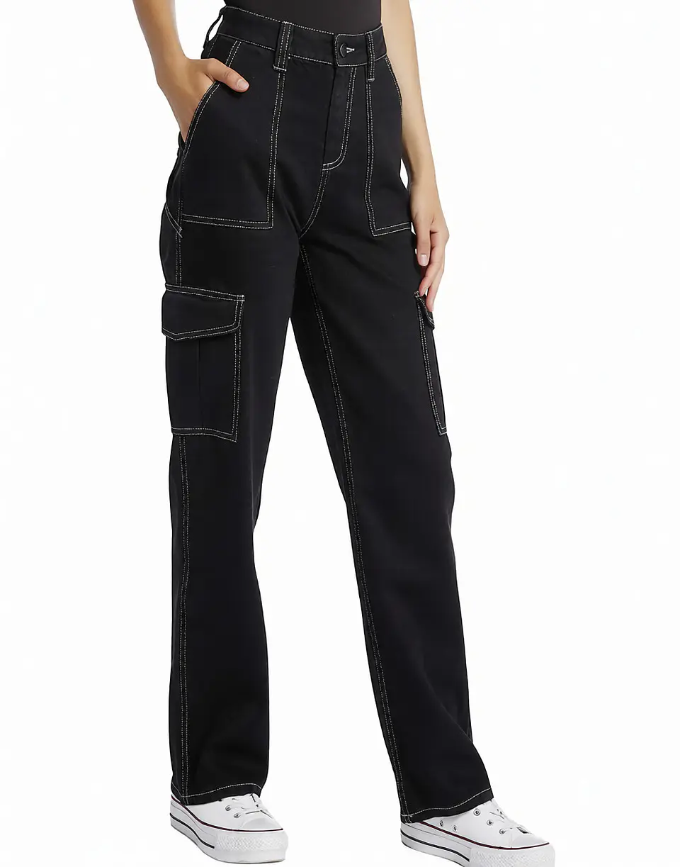 Molde Digital Pantalon Cargo Mujer, Pack Talles S Al Xxl 2
