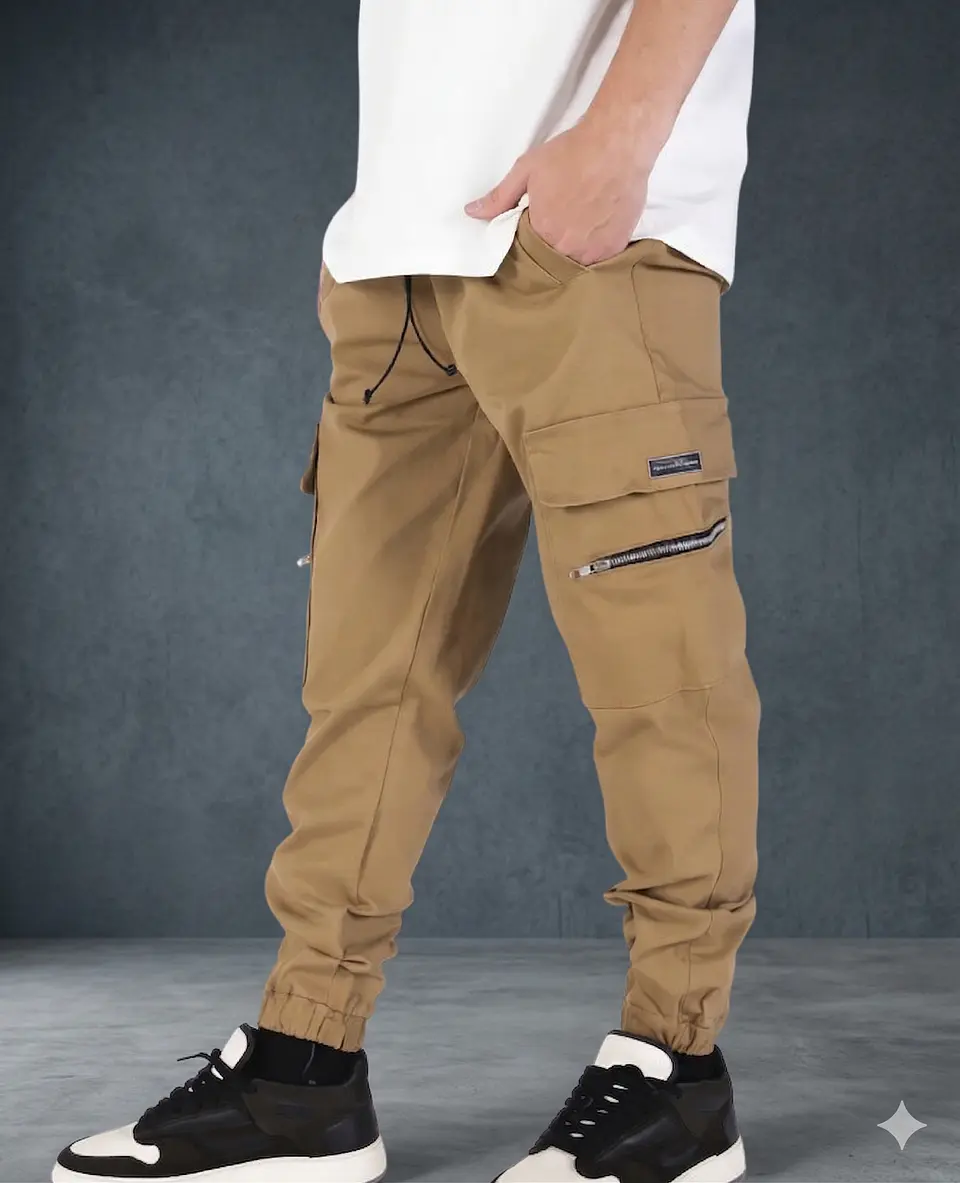 Molde Digital Jogger Bolsillos Cargo Inf, Talles S Al Xxl 1