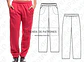 Molde Patron Imprimible Pantalon Jogging Hombre S Al 2xl - Miniatura 1