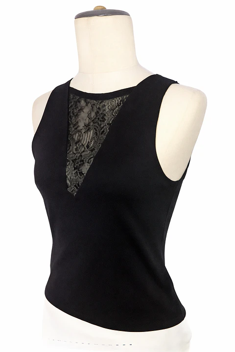 Molde Digital Musculosa C/ Encaje En V, Pack Talles S A Xxl