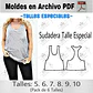Moldes Patrones Imprimibles Sudadera Talle Especial 5 Al 10 - Miniatura 2