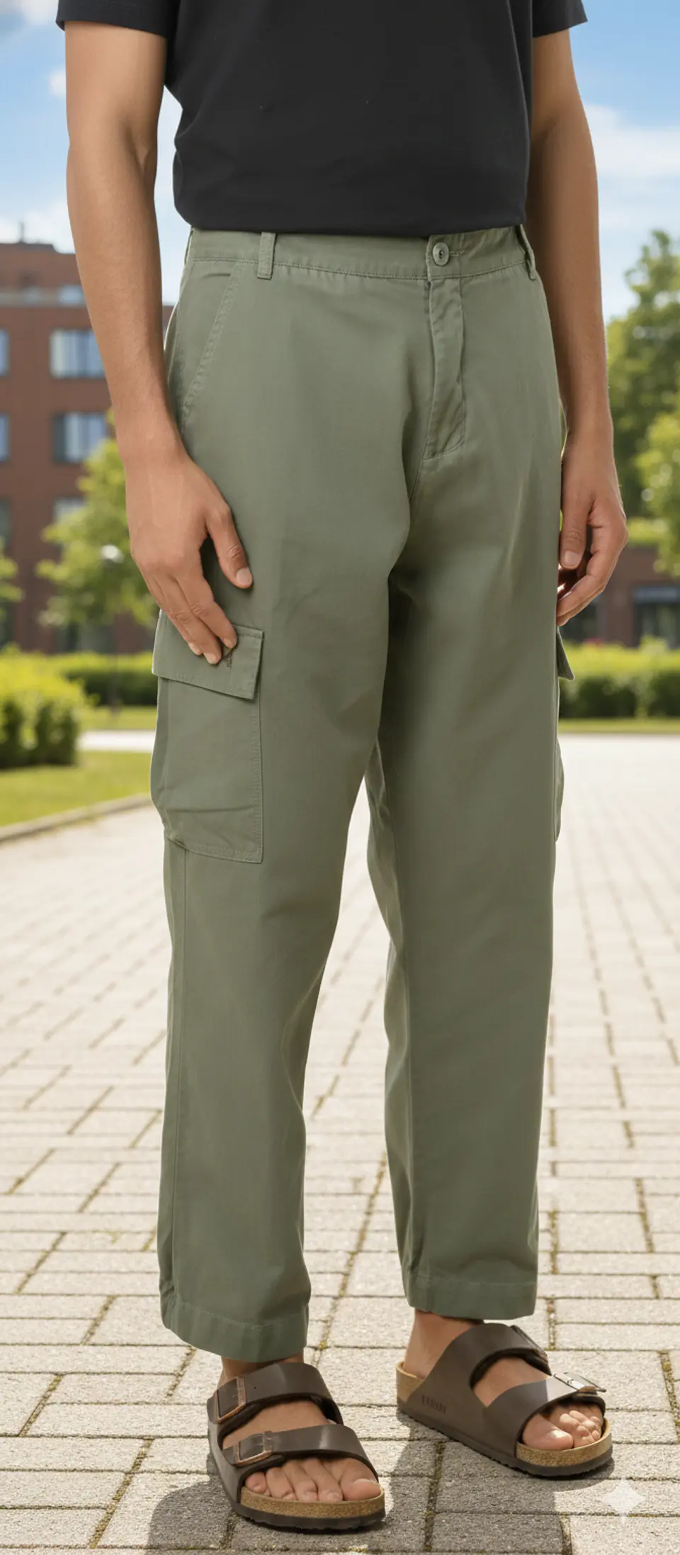 Molde Digital Pantalon Cargo Hombre, Pack Talles S Al Xxl 1