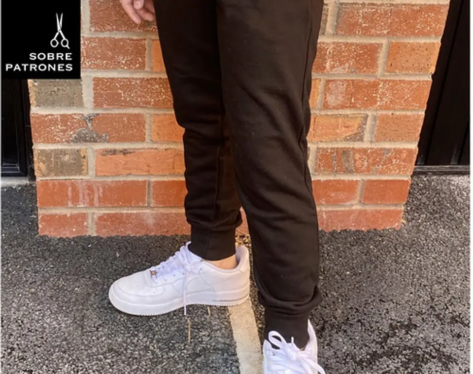 Molde De Costura, Patron Pantalon Joggers Nene , Imprimible 2