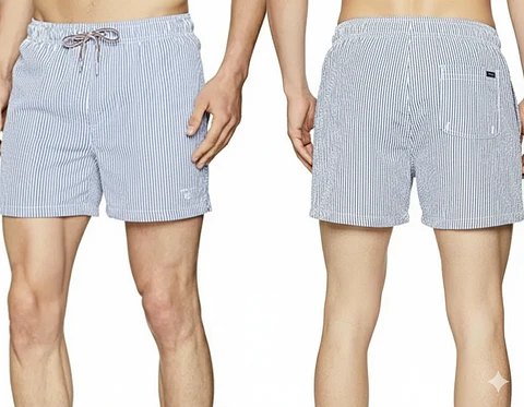 Molde Digital Short Malla Hombre,patron Pack Talles S Al 6xl