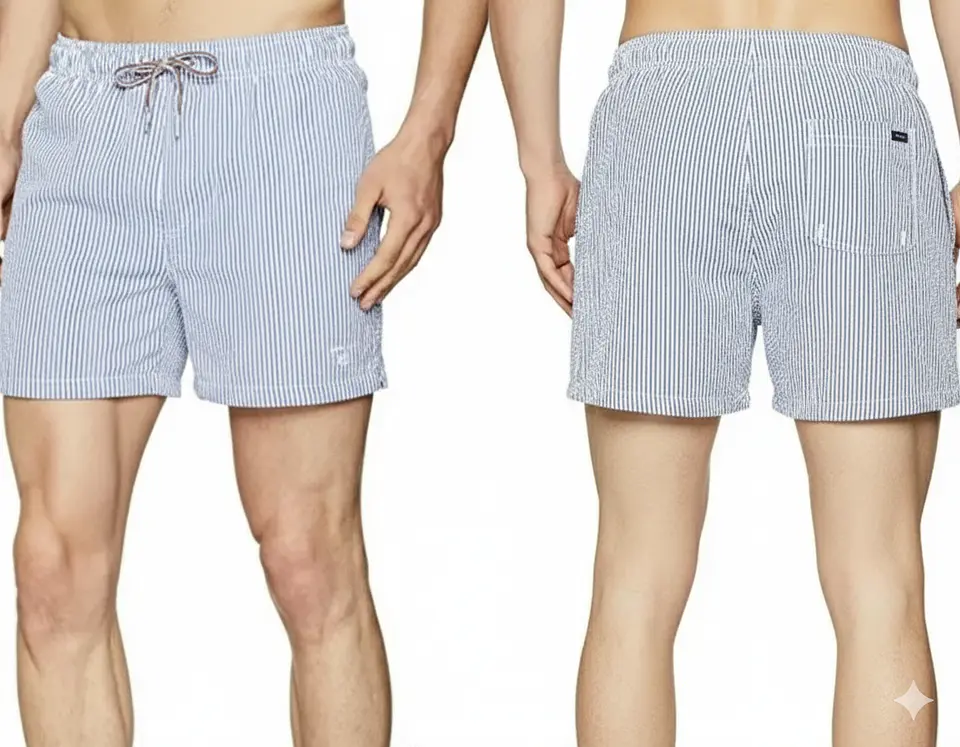 Molde Digital Short Malla Hombre,patron Pack Talles S Al 6xl 2
