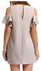 Molde Digital Vestido Manga Volado, Pack Talles S Al Xxl - Miniatura 3