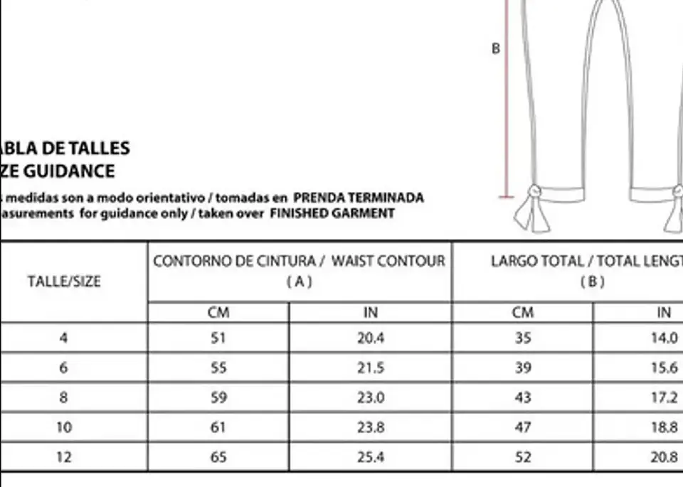 Molde De Costura, Patron Leggings Nena, Imprimible 3