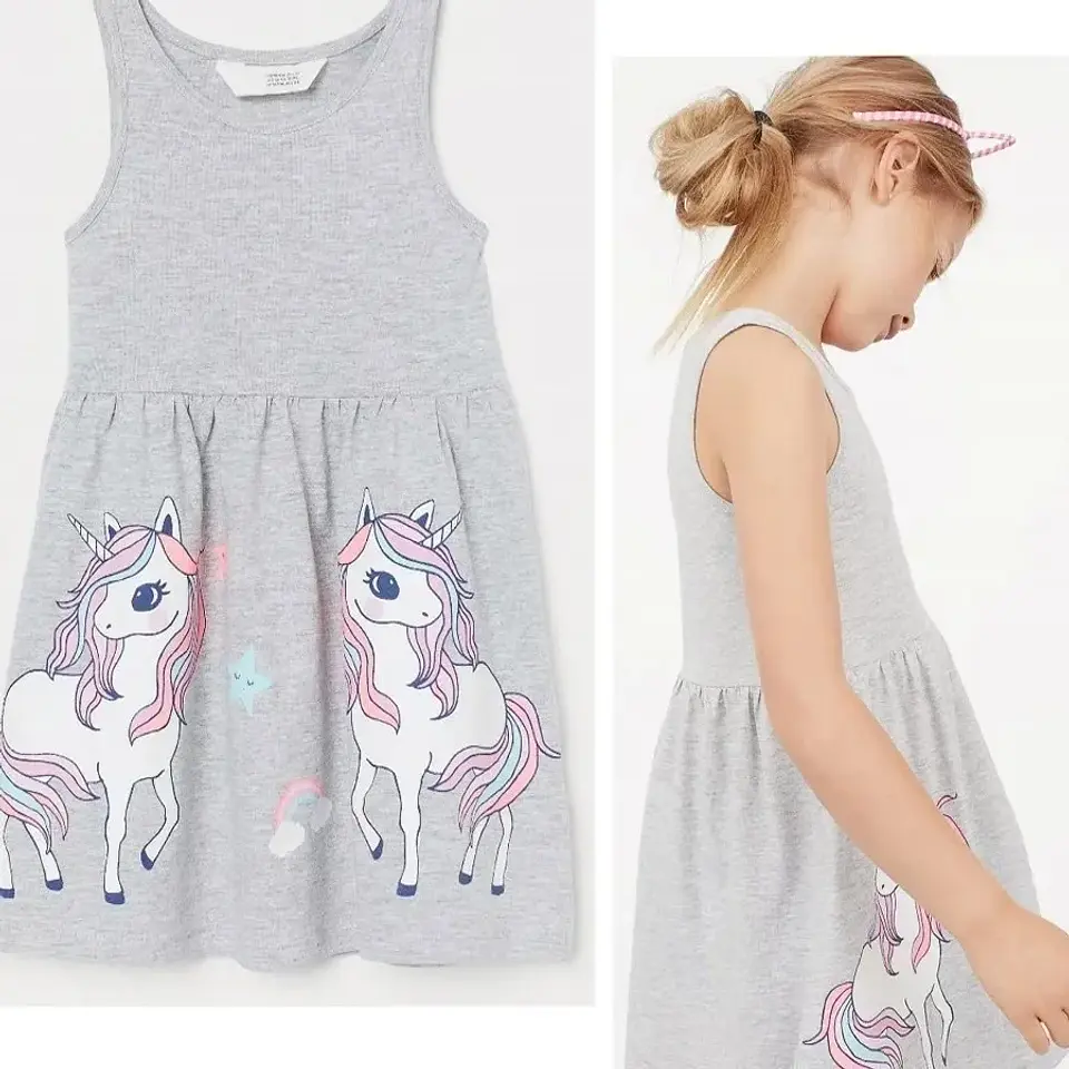 Molde Digital Solero Vestido Niña Con Frunces Talles 2 Al 12 2