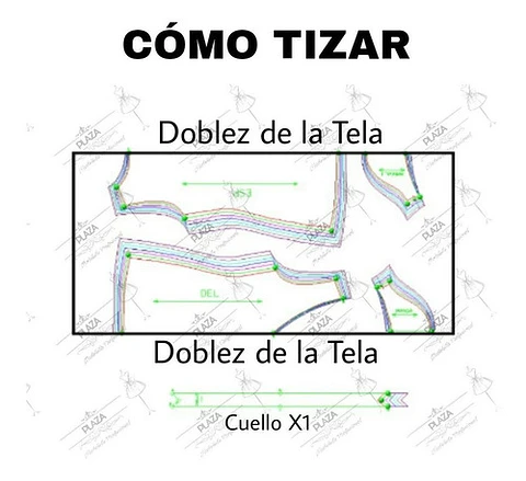 Moldes Patrones Imprimibles Polera Escote V Xs Al 2xl