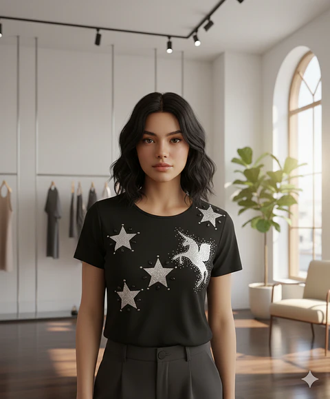 Molde Digital Polera Mujer C/tajito Costados Talles S A Xxl