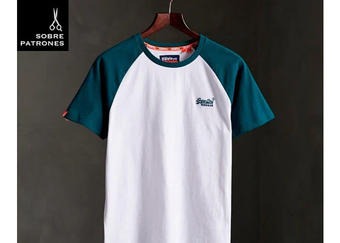 Molde De Costura, Patron Polera Ranglan Mc Nene, Imprimible