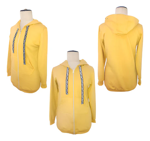Molde Digital Chaqueta Buzo Mujer, Patron Pack Talles S A Xxl