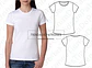 Molde Patron Imprimible Polera Basica Mujer Talles Xs Al 2xl - Miniatura 1