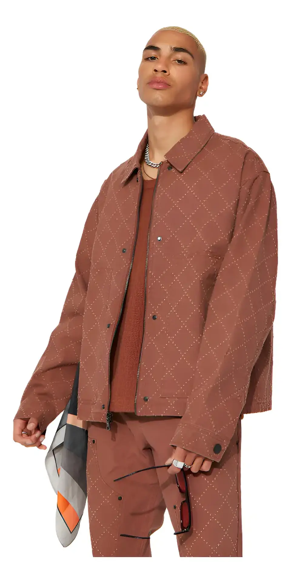 Molde Digital Chaqueta Con bolsillos Parche, Talles S Al Xxl 1