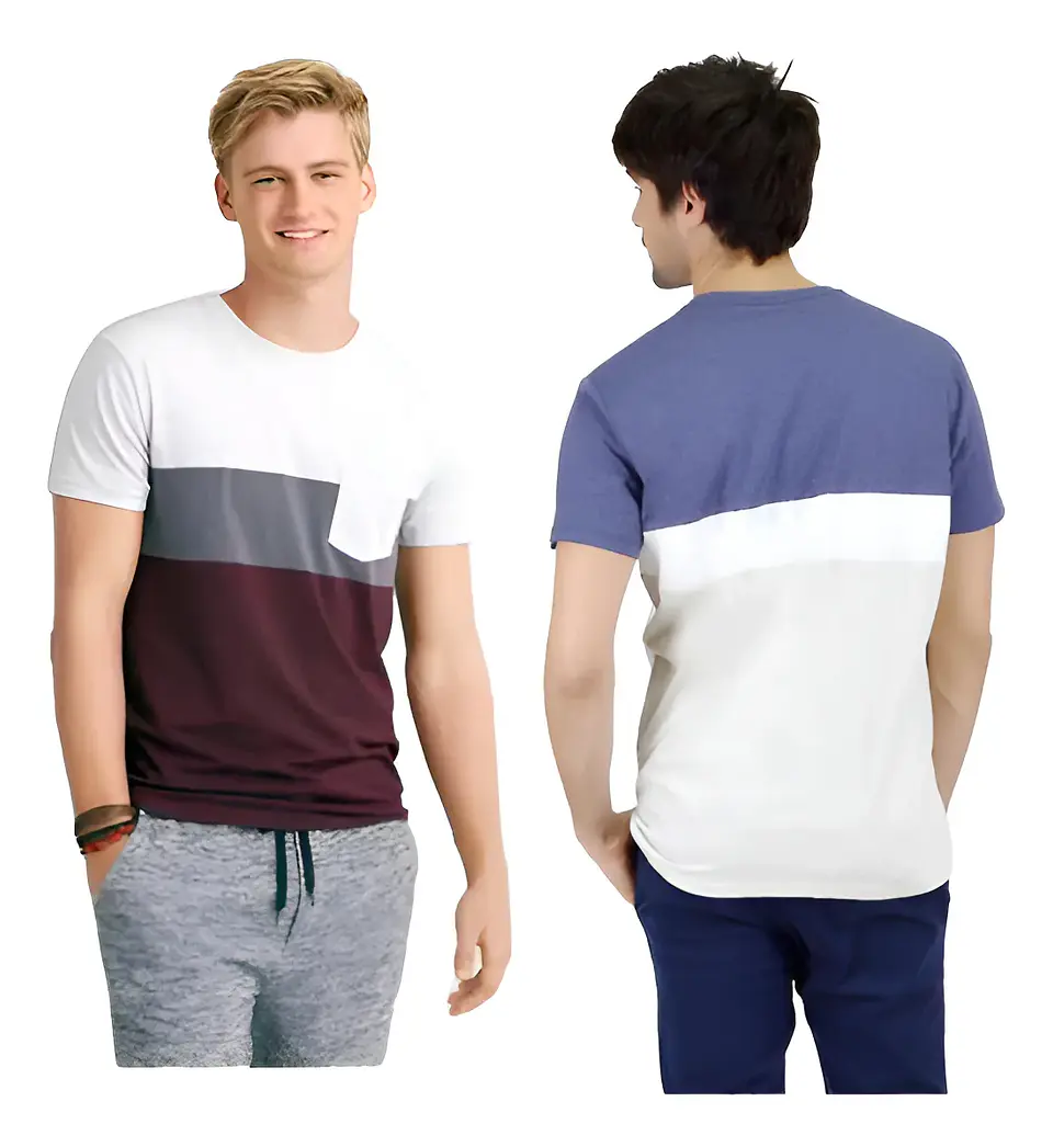 Molde Digital Polera Con Triple Recorte Patron Pack 5 Talles 1