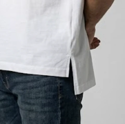 Molde Digital Camiseta Ruedo Irregular, Pack Talles S Al Xxl