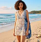 Molde Digital Vestido Playero Escote V, Pack Talles S Al Xxl - Miniatura 2