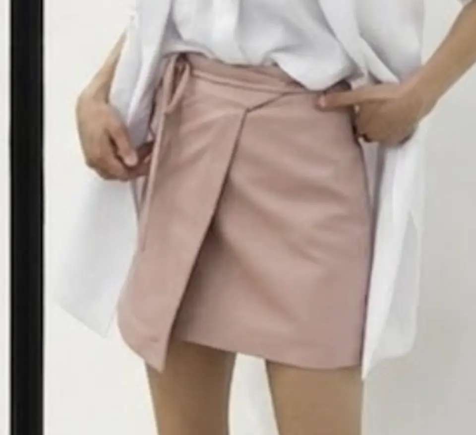 Molde Digital Falda-pollera Portafolio/solapa, talles S A Xxl 2