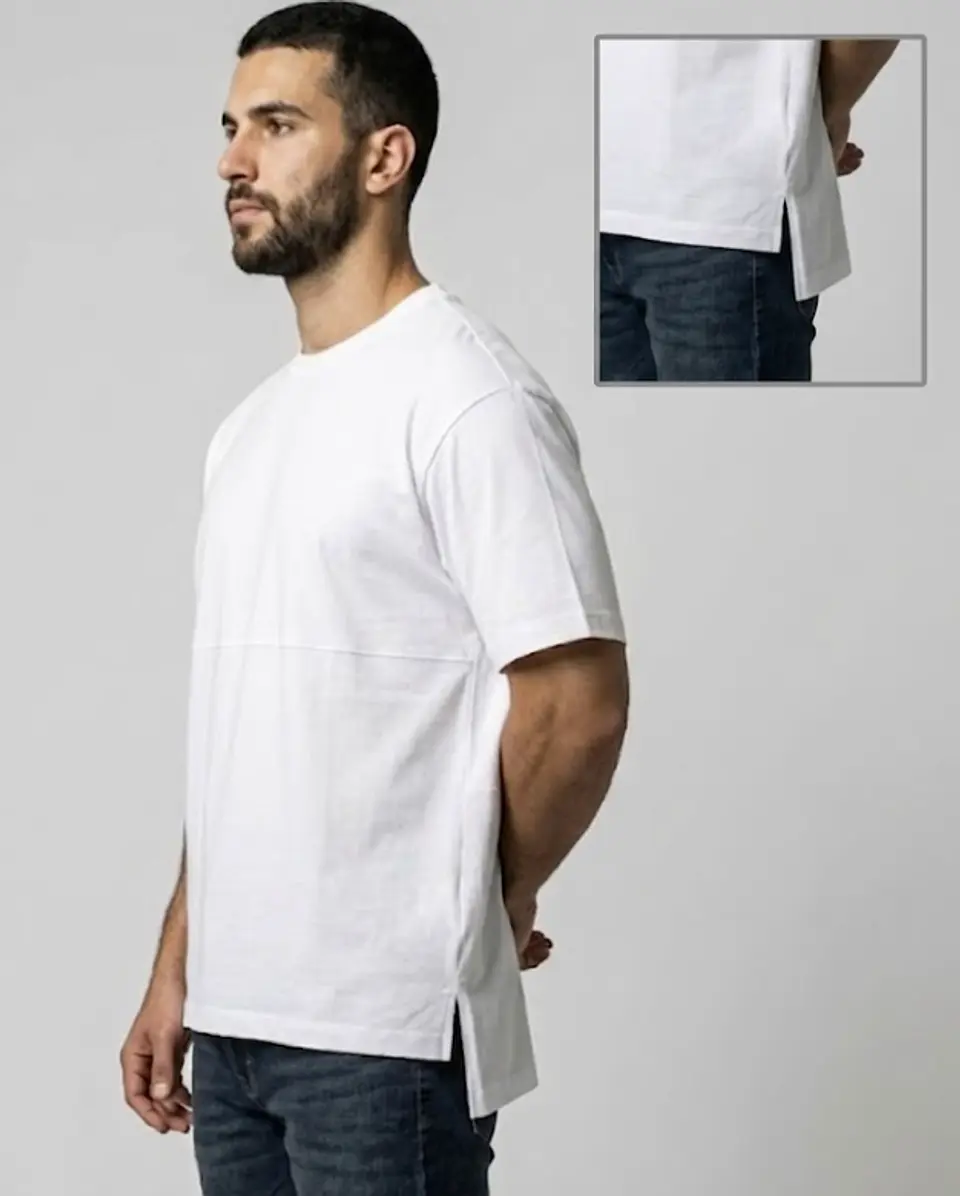 Molde Digital Camiseta Ruedo Irregular, Pack Talles S Al Xxl 2