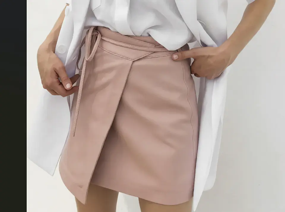 Molde Digital Falda-pollera Portafolio/solapa, talles S A Xxl 3