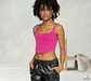 Molde Digital Top Punto Recortes Onda Corset, Talles S A Xxl - Miniatura 2