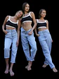 Molde Digital Pantalon Estilo Mom Doble Cintura, Talles S Al Xxl - Miniatura 2