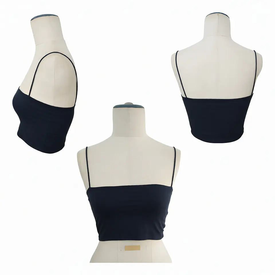 Molde Digital Top Pupera Escote Horizontal, Talles S Al Xxl 1