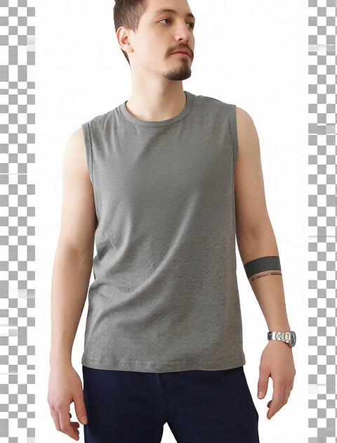 Molde Digital Remera Sin Mangas, Pack Talles 3xl Al 7xl