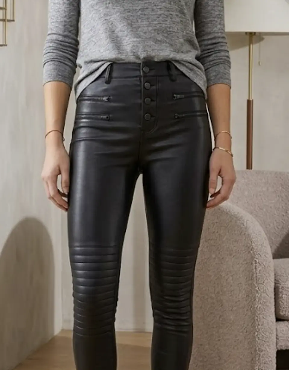 Molde Digital Pantalon Rodilla Con Pespuntes, Talles S Al Xxl 1