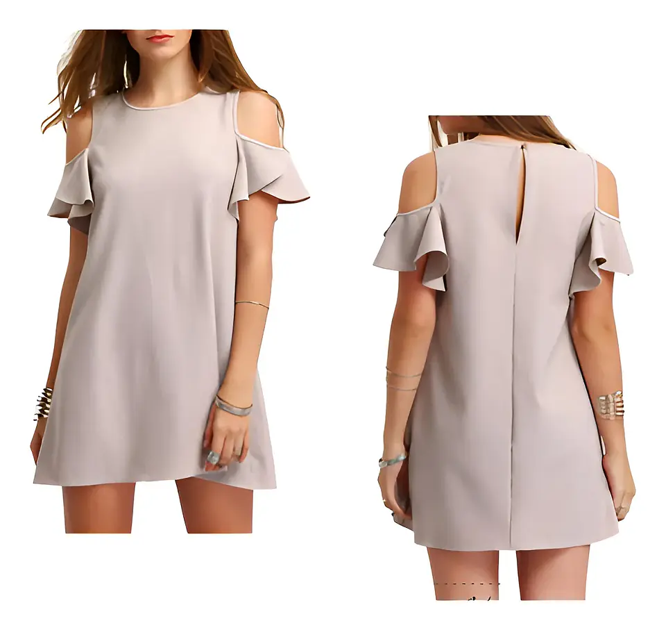 Molde Digital Vestido Cuerina Escote Corazon, Talles S A Xxl 1