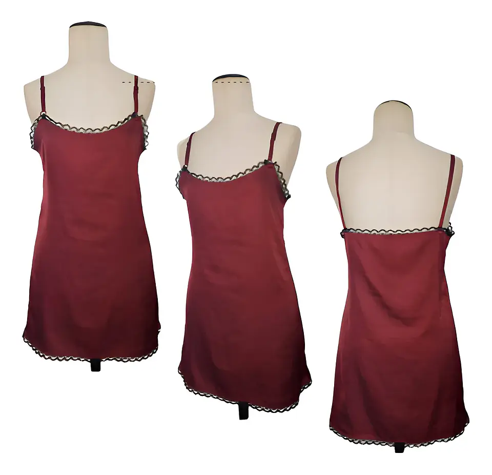 Molde Digital Vestido Lenceria, Patron Pack Talles S Al Xxl 3