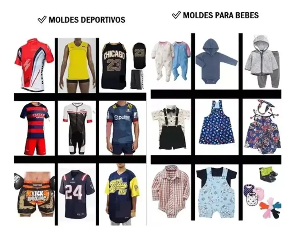 600 Moldes Patrones De Ropa Para Mujeres Hombres Y Niños 4