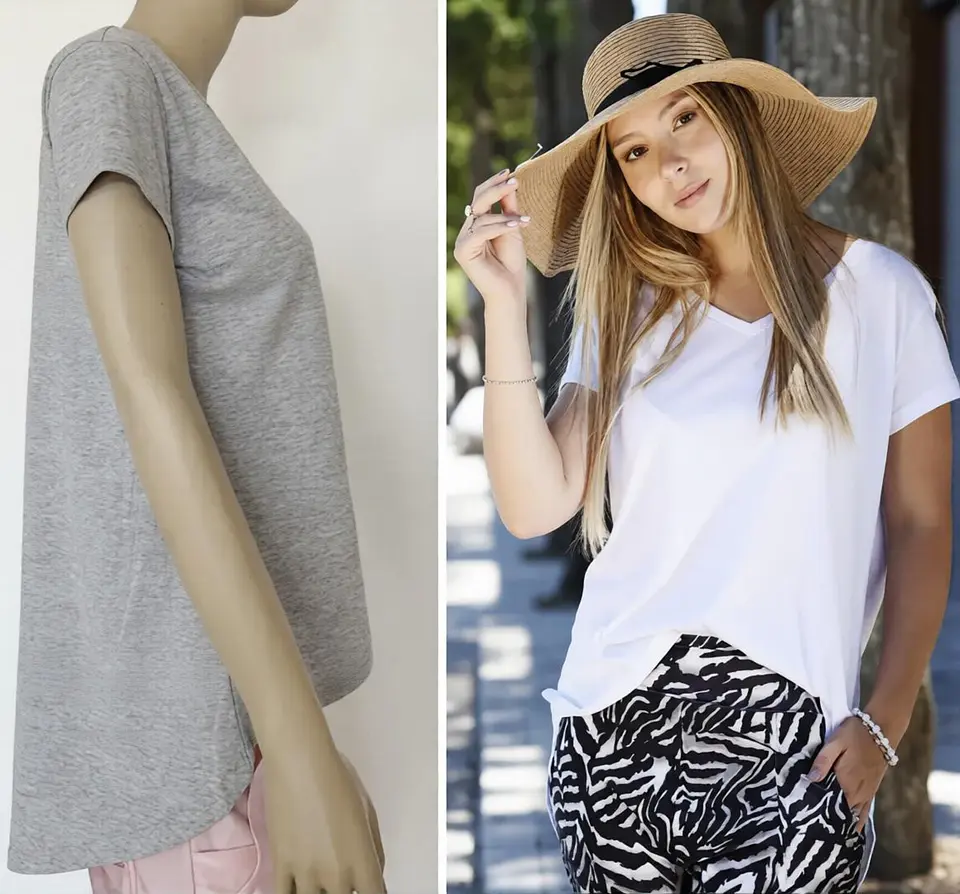 Molde Digital Polera Con Cola, Pack Talles 3xl Al 7xl 2
