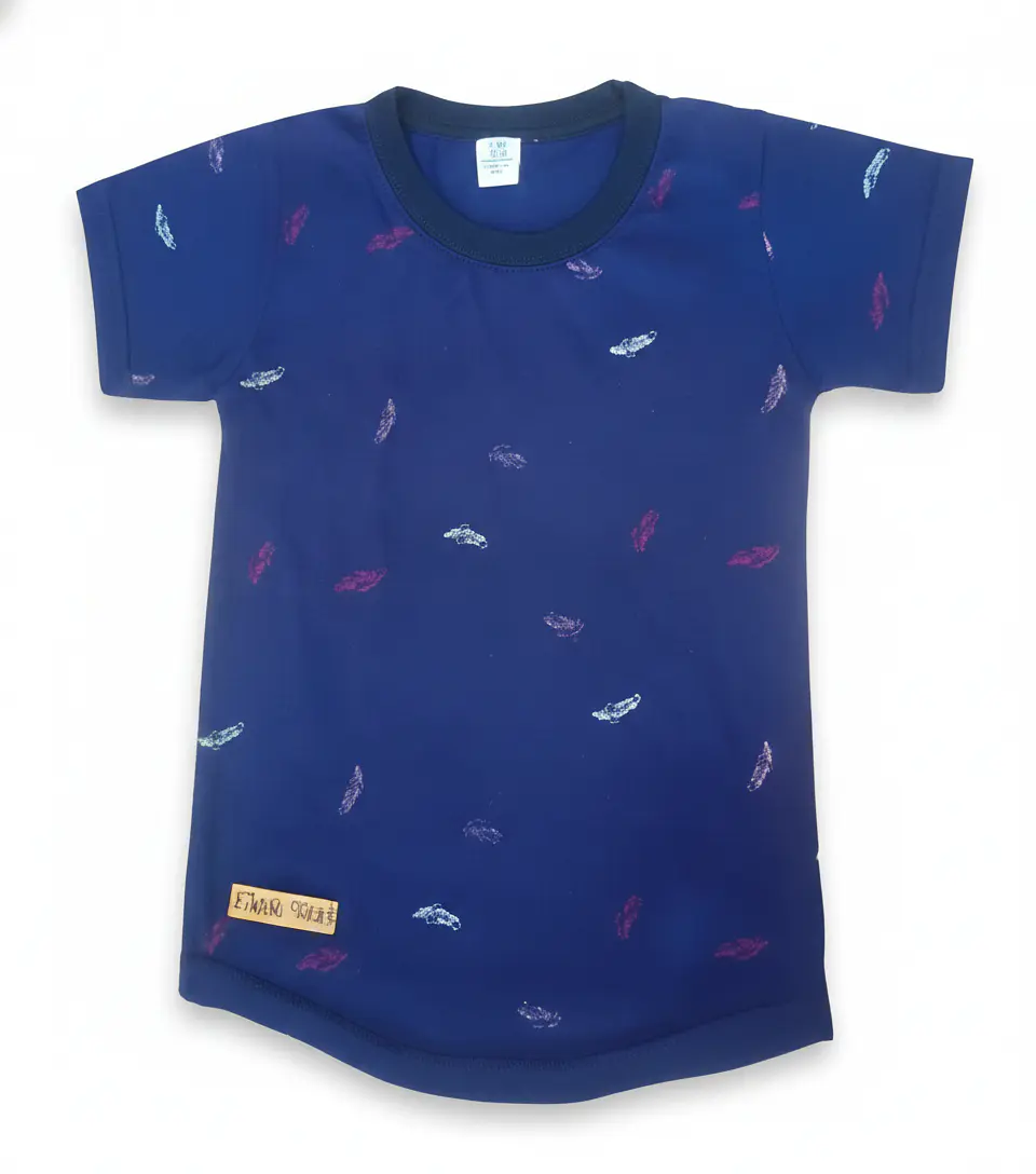 Molde Digital Polera Bebe Ruedo Curvo, Pack Talles 1 Al 5! 2