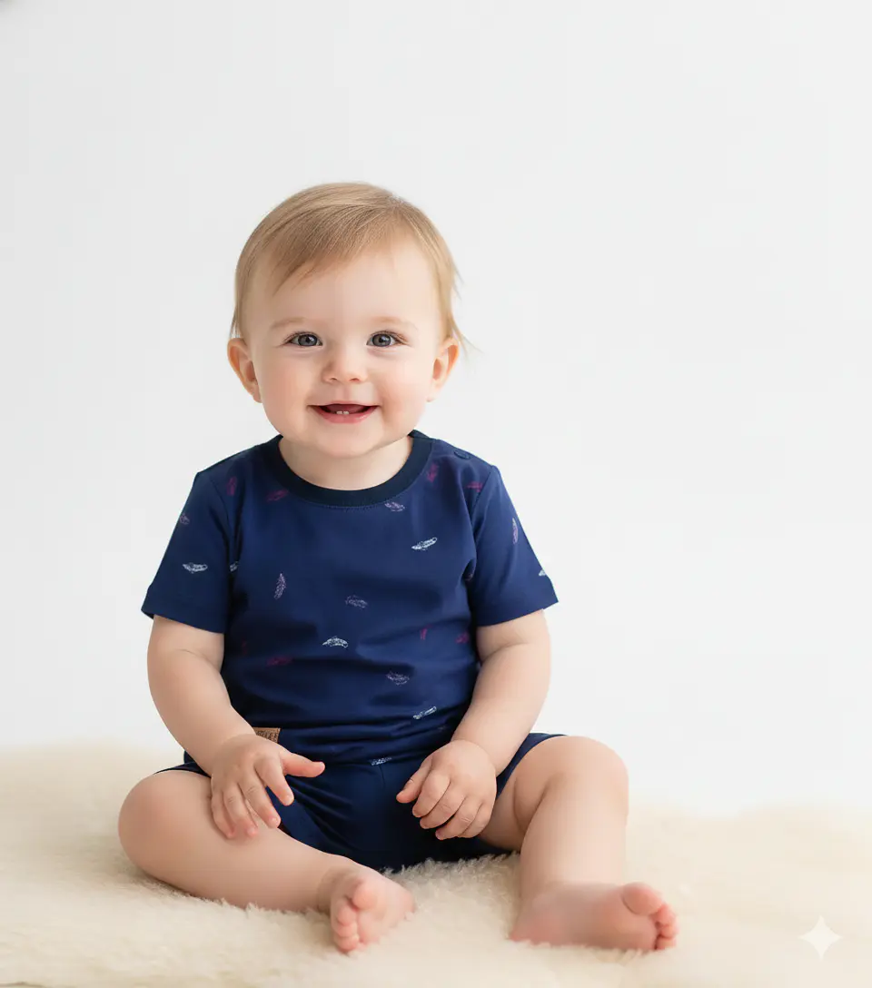 Molde Digital Polera Bebe Ruedo Curvo, Pack Talles 1 Al 5! 3