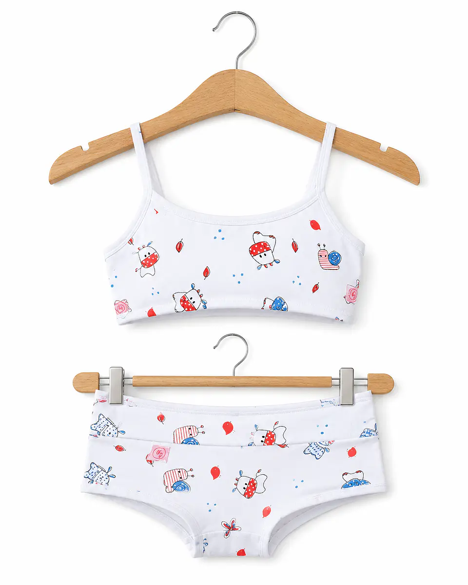 Molde Digital Conjunto Top y bombacha Con cintura Niña, 2 Al 12 1