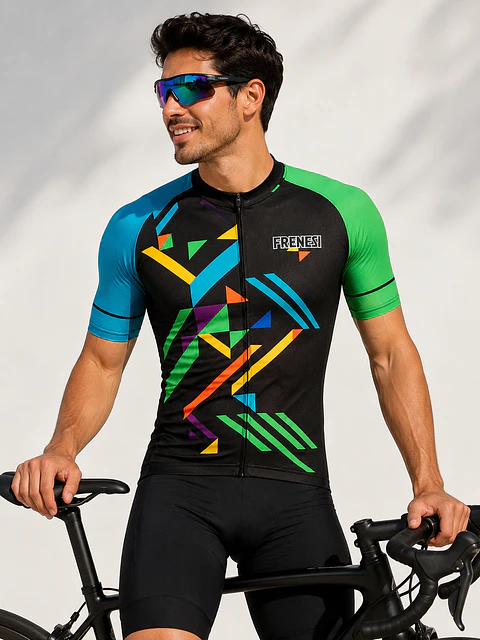 Molde Patron Remera Ciclista Manga Corta S al 3XL