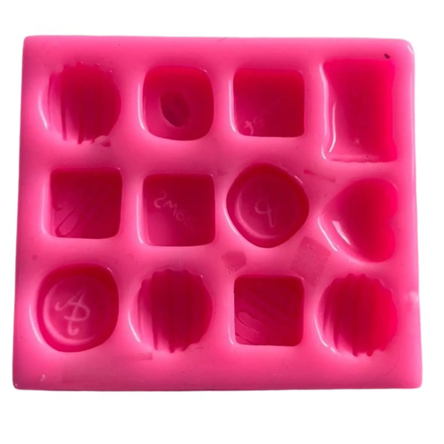 Molde Mini Figuras de Café para Resina, Velas y Manualidades 1