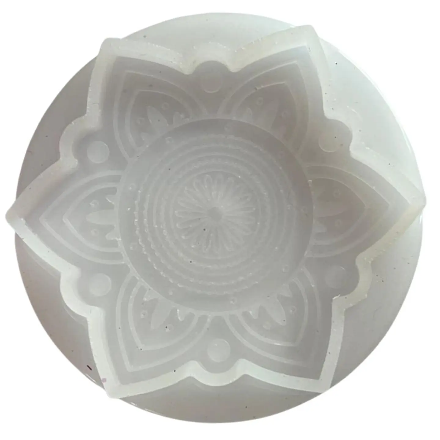Molde Posavasos Mandala 10 cm para Resina | Moldes Chile 1