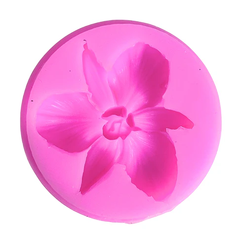 Molde de Silicona Flor Orquídea para Resina y Manualidades